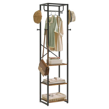 Alleras Steel Freestanding 8 Hook Coat Rack